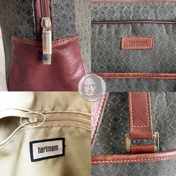 Hartmann Carry On Bag Wings Jacquard Diamond Pattern Vintage Y2K NEEDS REHAB! - Picture 10 of 12